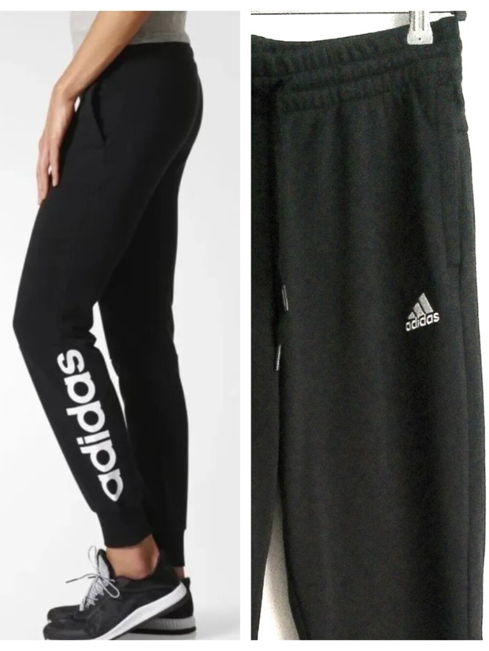 NWOT ADIDAS WOMEN'S FRENCH TERRY SWEATPANTS Sz-S